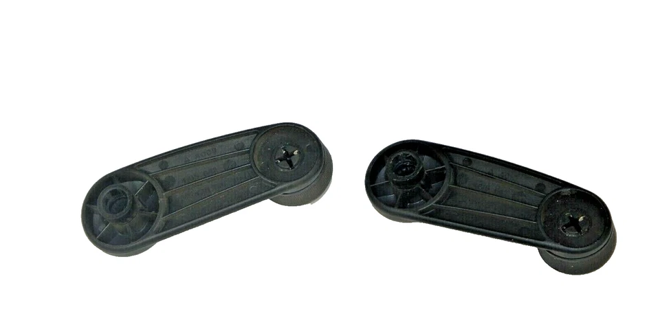 Jeep Cherokee XJ 97-01 OEM Manual Crank Window Handles Black Pair FREE SHIP Foto 2 de 3