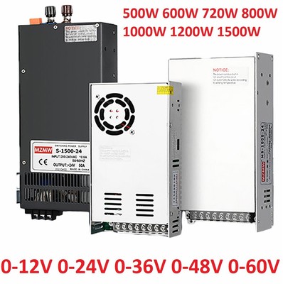 500W/800W/1000W/1500W DC-geregelter Schaltnetzteil Trafo Treiber Stromversorgung