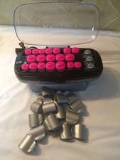 Conair Hot Clips Fast Heat Ceramic Pink Rollers with clips Pageant