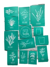 NEW Chalk Couture Transfer Fresh Herbs 18x24 Stencil