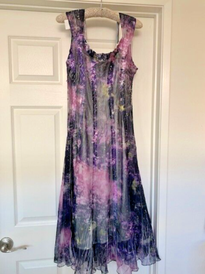 KOMAROV SLEEVELESS CHARMEAUSE A LINE DRESS L NWT | eBay