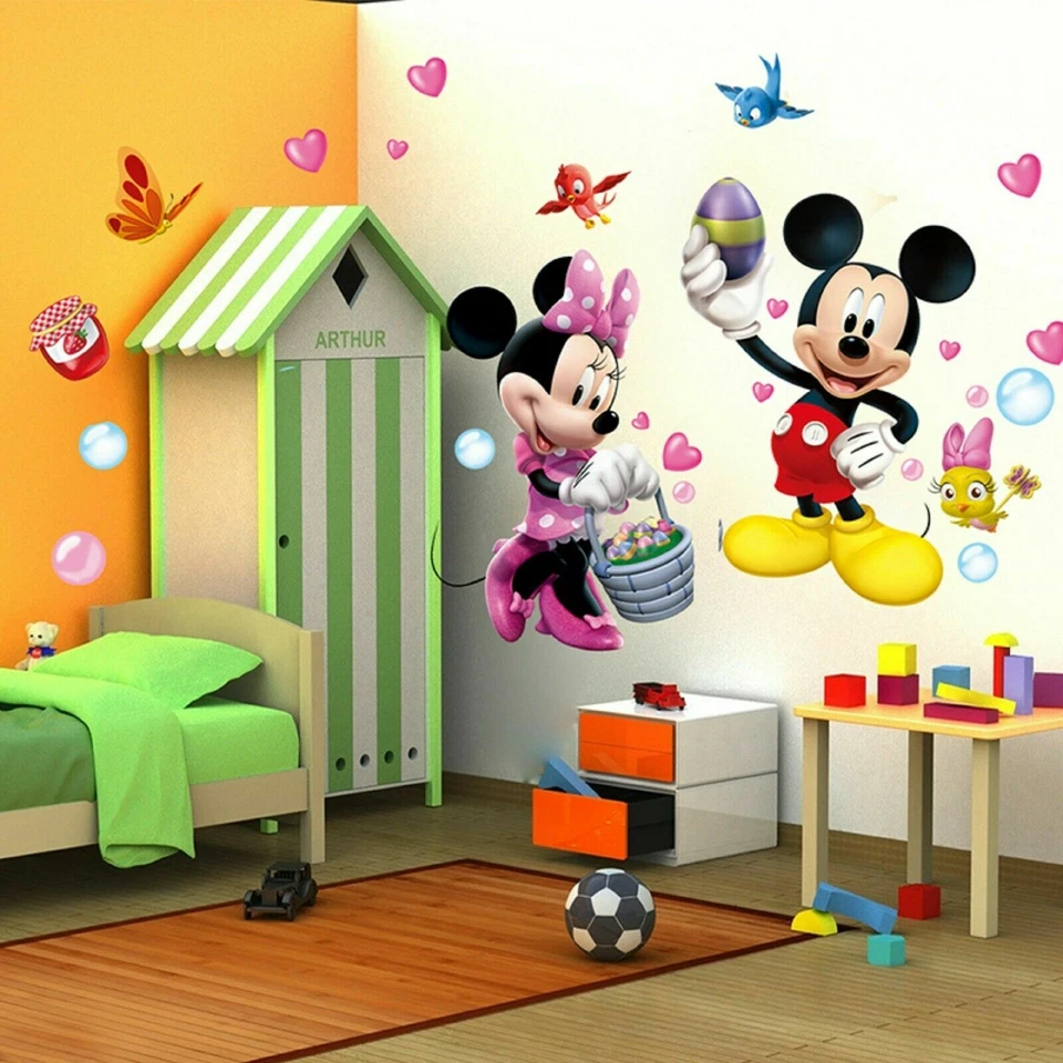 Wandtattoo Mädchen Minnie Mouse Disney Baby Kinderzimmer Wandsticker Aufkleber - Bild 4 von 4