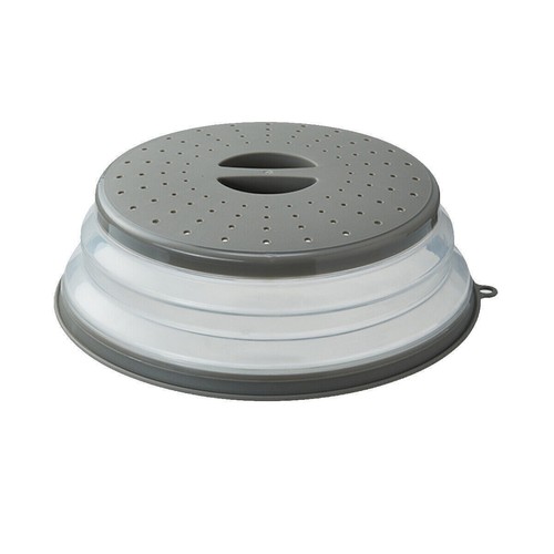 Collapsible Microwave Food Plate Cover Vented Splatter Protector Guard Lid Safe - Picture 12 of 12