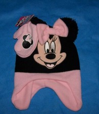 One Size Youth Toddler Girls Disney Minnie Mouse 2-Piece Set Hat Mitten
