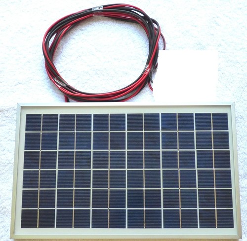 New 10w Pv Solar Panel Cw 3m Cable For Charging Top 12v