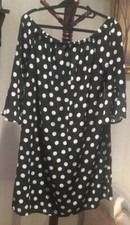 City Streets Polka Dot Dress (Size M)
