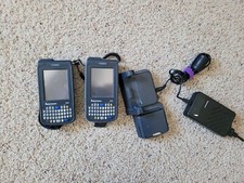 Two Intermec CN3 Handheld Computer / Barcode Scanner With Dock Charger And Stand