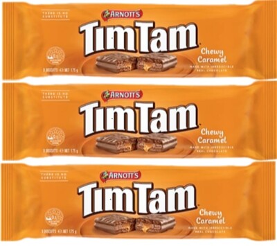 3er Pack TIM TAM schoko Keks Riegel AUSTRALIEN Arnotts Kekse vom tim tam shop