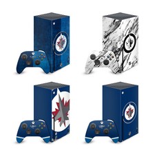 OFFICIAL NHL WINNIPEG JETS VINYL SKIN DECAL FOR SERIES X CONSOLE  CONTROLLER