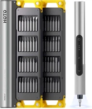 SNAPBLOQ™ S-A01 3.7V Electric Screwdriver Set with 56 Bits & 3 Torque Settings,