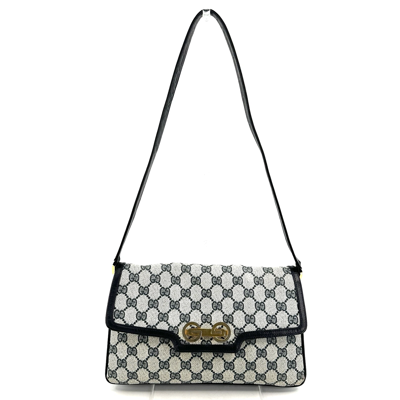 Ancien GUCCI épaule imbriquée non PVC authentique