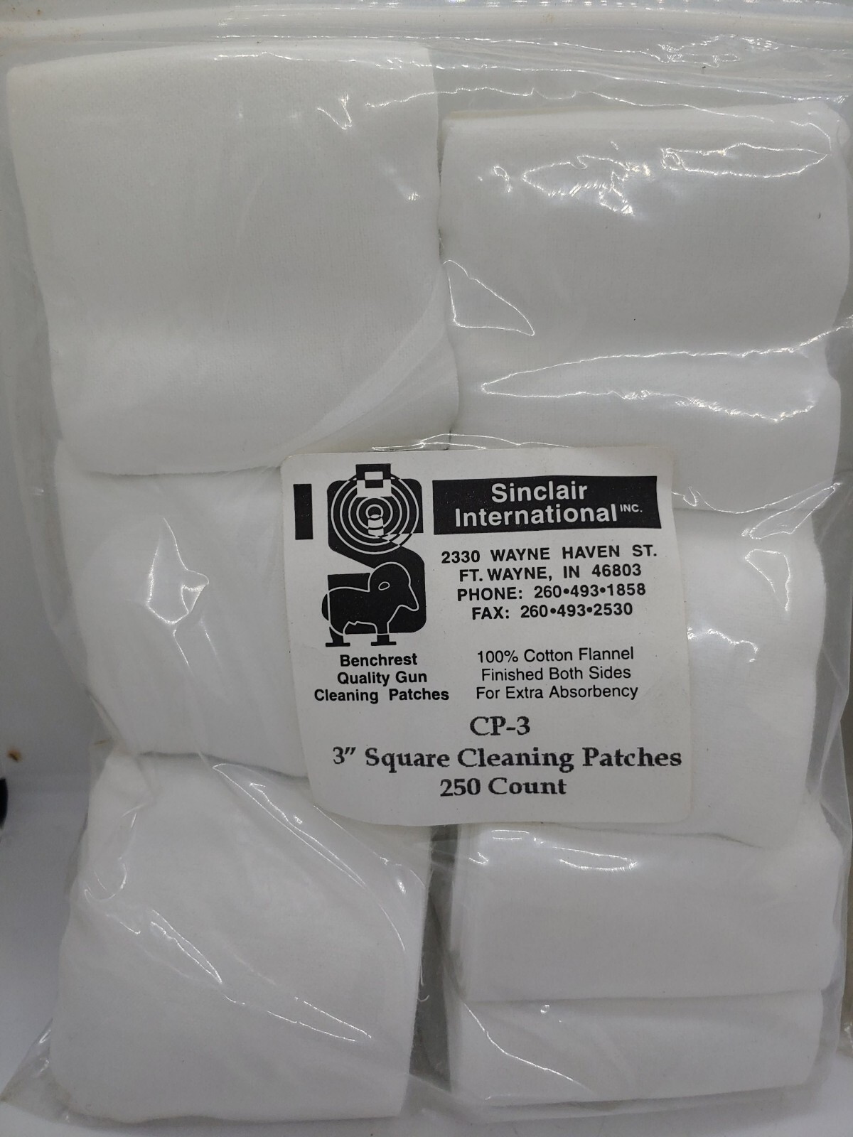 Gun Cleaning Cloth Patches (2 Pack 500 pc), 100 Cotton. P3 eBay