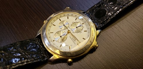 OROLOGIO DA UOMO CITIZEN GN 4W S ALLARME CRONOGRAFO VINTAGE QUARZO - Foto 6 di 11