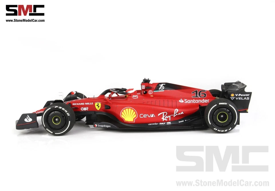 BBR 1:18 Scuderia Ferrari F1 F1-75 #16 Charles Leclerc победитель Гран-при Австралии 2022 - Изображение 3 из 4