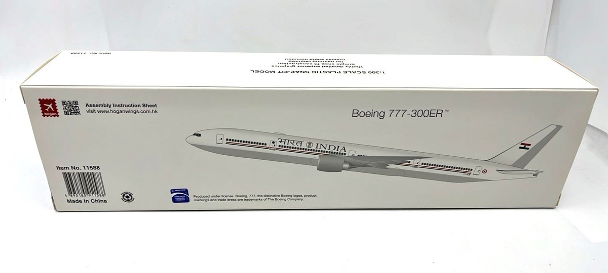 Hogan Wings 11588, Indian Air Force, Boeing 777-300ER 1:200
