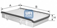 UFI Innenraumfilter Partikelfilter FüR VW Passat Variant 3A5 35I 3A2 53.049.00