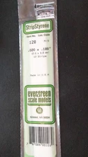 Evergreen Scale Models #128 Strips (.020" X .188" X 14") Opaque White, pkg. 10