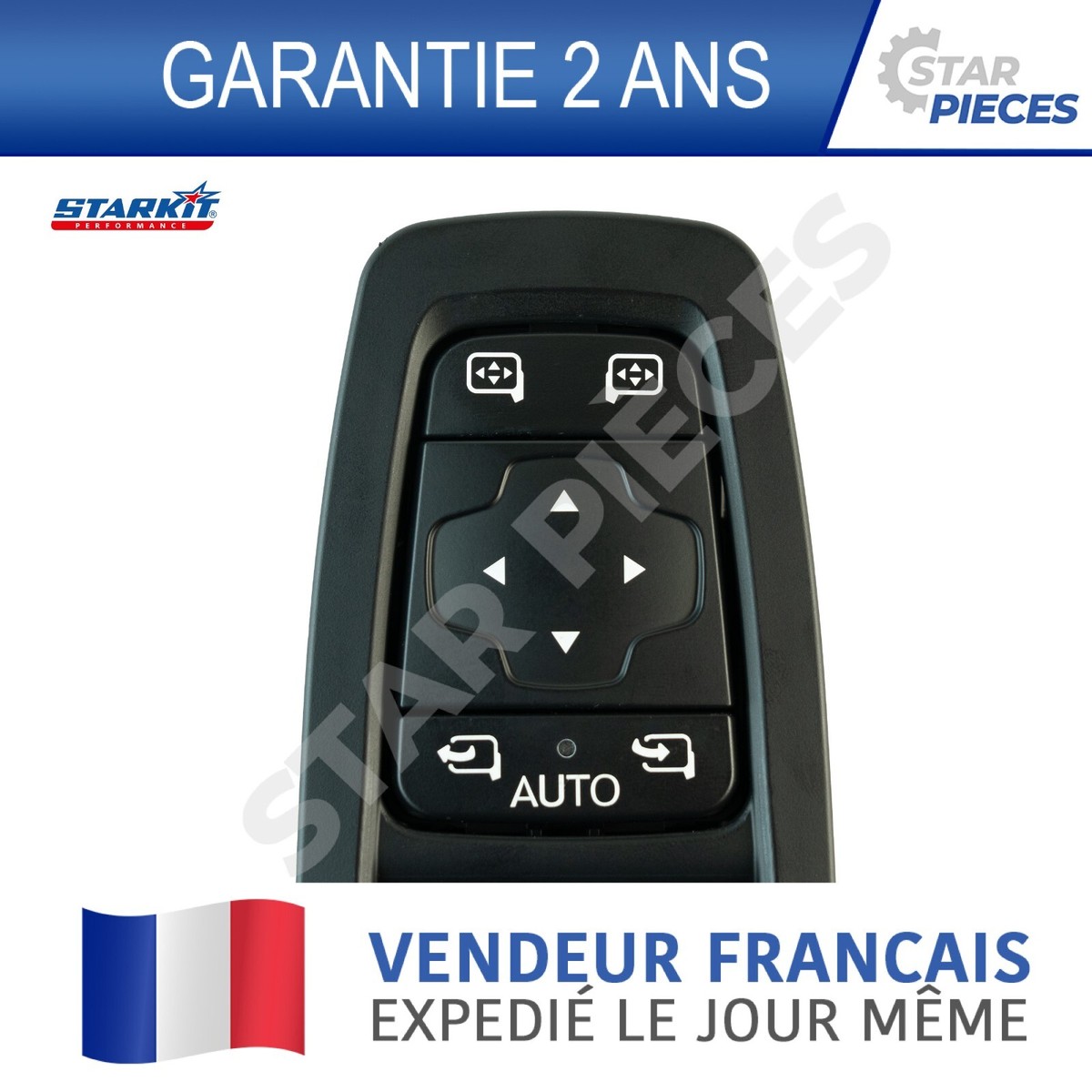 Interrupteur Lève-vitre électrique Pour Renault Megane 4, Kadjar, Scénic, Talisman - Référence 254012952R - 24 Broches, Installation Directe