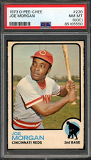 1973 TOPPS OPC O PEE CHEE BASEBALL 230 Joe Morgan PSA 8 NM-MT oc Cincinnati Reds