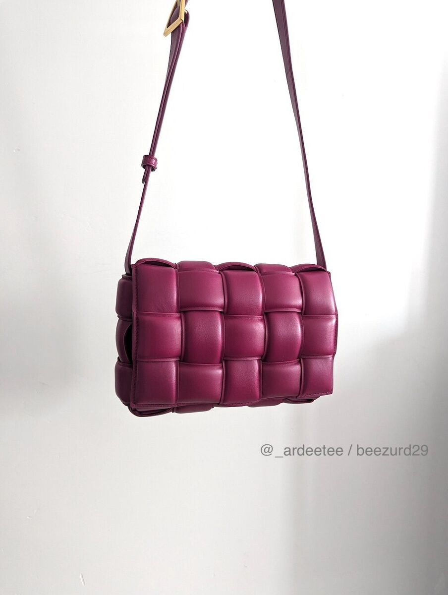 NEW* BOTTEGA VENETA PADDED LAMB LEATHER CASSETTE SHOULDER NEW* BOTTEGA VENETA PADDED LAMB LEATHER CASSETTE SHOULDER