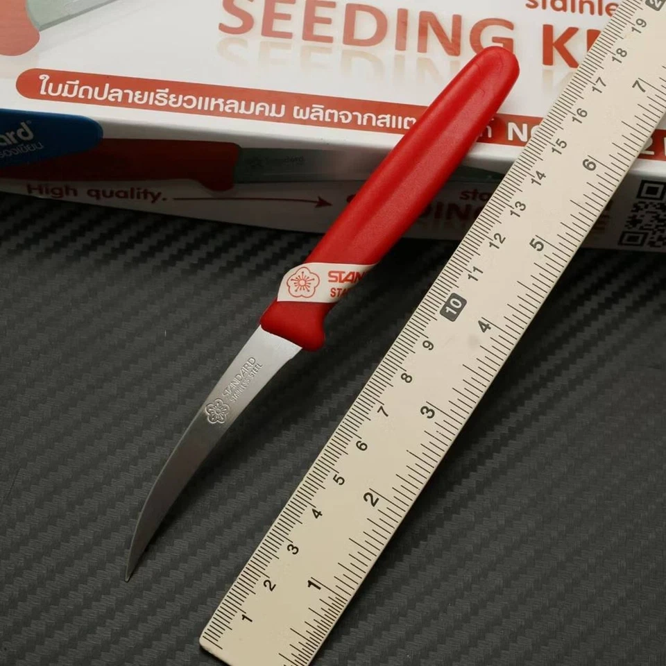 4 шт. резной нож для посева нож из нержавеющей стали художественный инструмент резьба фрукты овощи мыло - Изображение 4 из 4