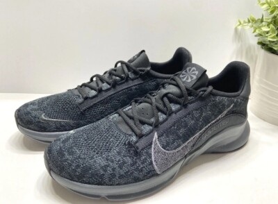 NEW Nike SuperRep Go 3 Next Flyknit Men's Training Shoes Black/Gray 8.5