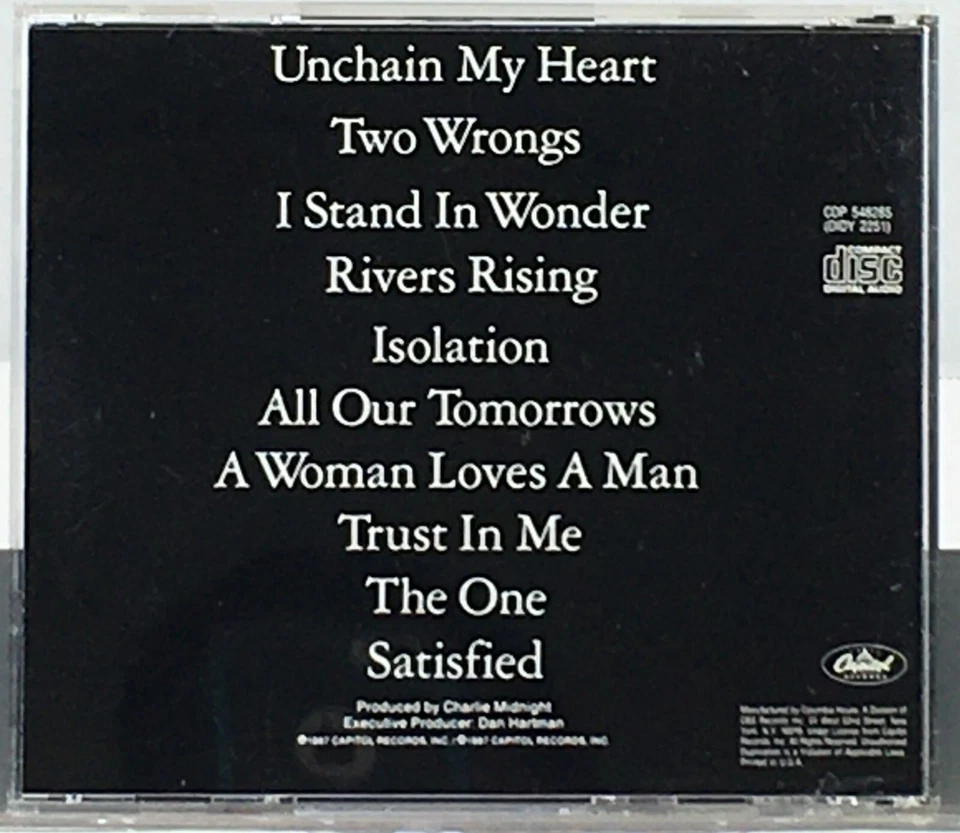 Joe Cocker Unchain My Heart Audio CD Album 1987 Capitol Records Foto 2 de 4