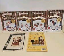 Iron on Christmas applique lot 6 pkg new