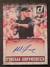 2016 DONRUSS NEW BREED AUTOGRAPHS MIKE FOLTYNEWICZ - ATLANTA BRAVES