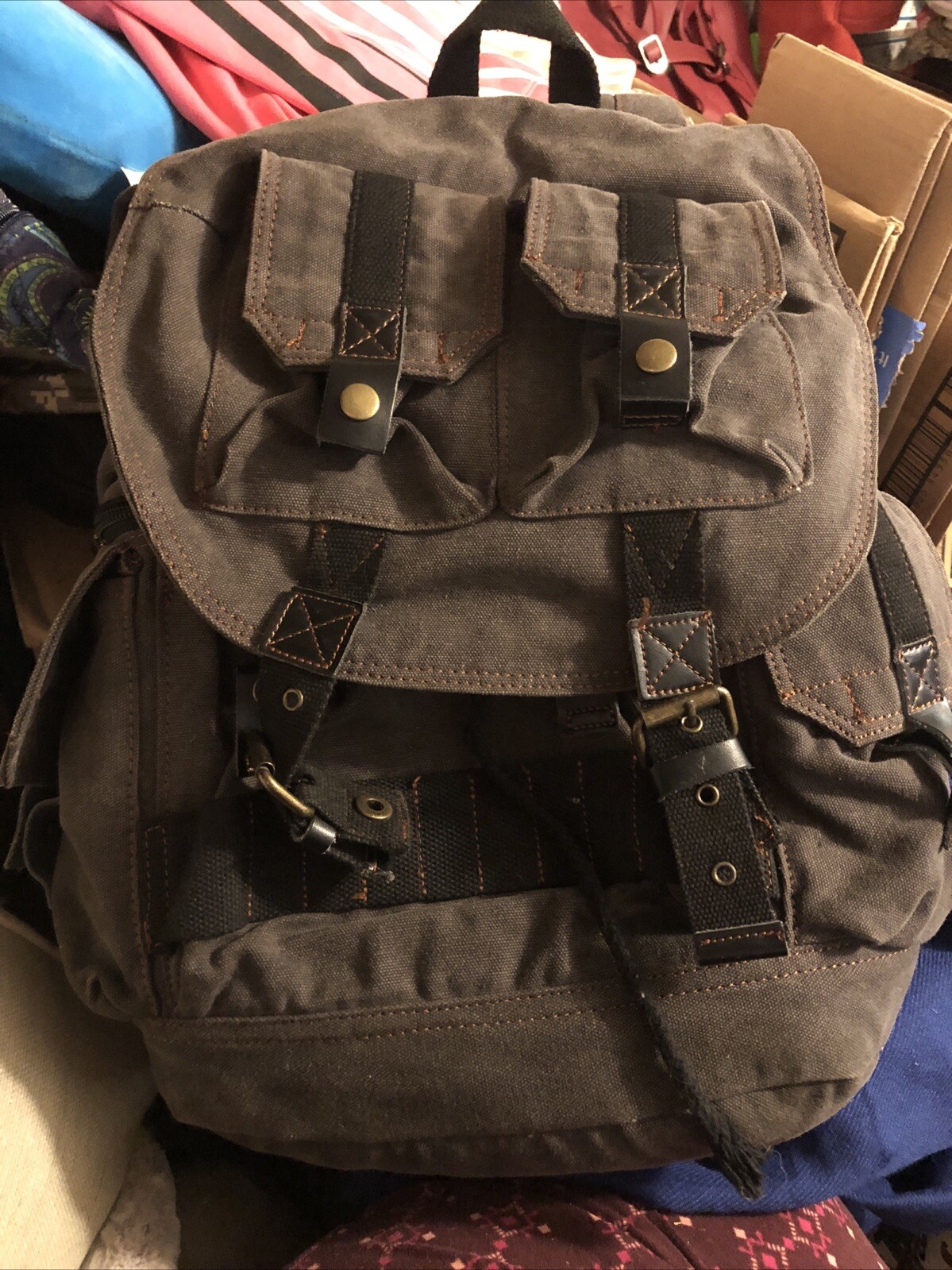 Camera Bag Guang Tong Brown W/rain Cover