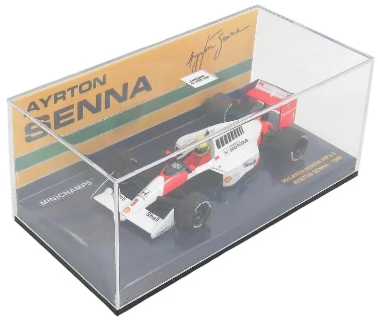 Minichamps McLaren MP4/5 Honda #1 1989 - Ayrton Senna 1/43 Scale - Image 2 of 2
