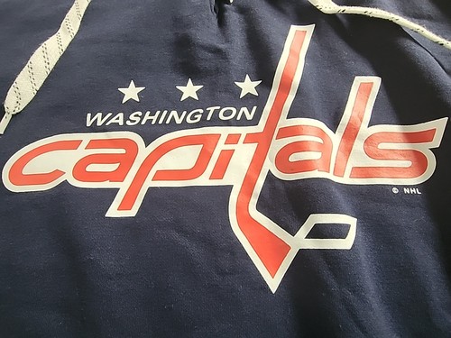NHL Apparel Washington Capitals Lace-Up Hoodie Hooded Sweatshirt Mens M NEW - Picture 3 of 16