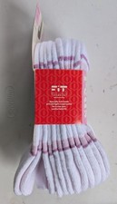 Peds Womens No Show White Socks Pack of 6 Medium 5-10 Half Cushion New mf