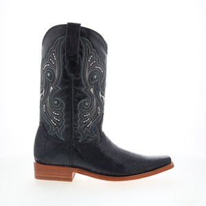 Bottes Los Altos Santiague Homme Cuir Rouge - 3X Toe Stingray Rowstone Finish