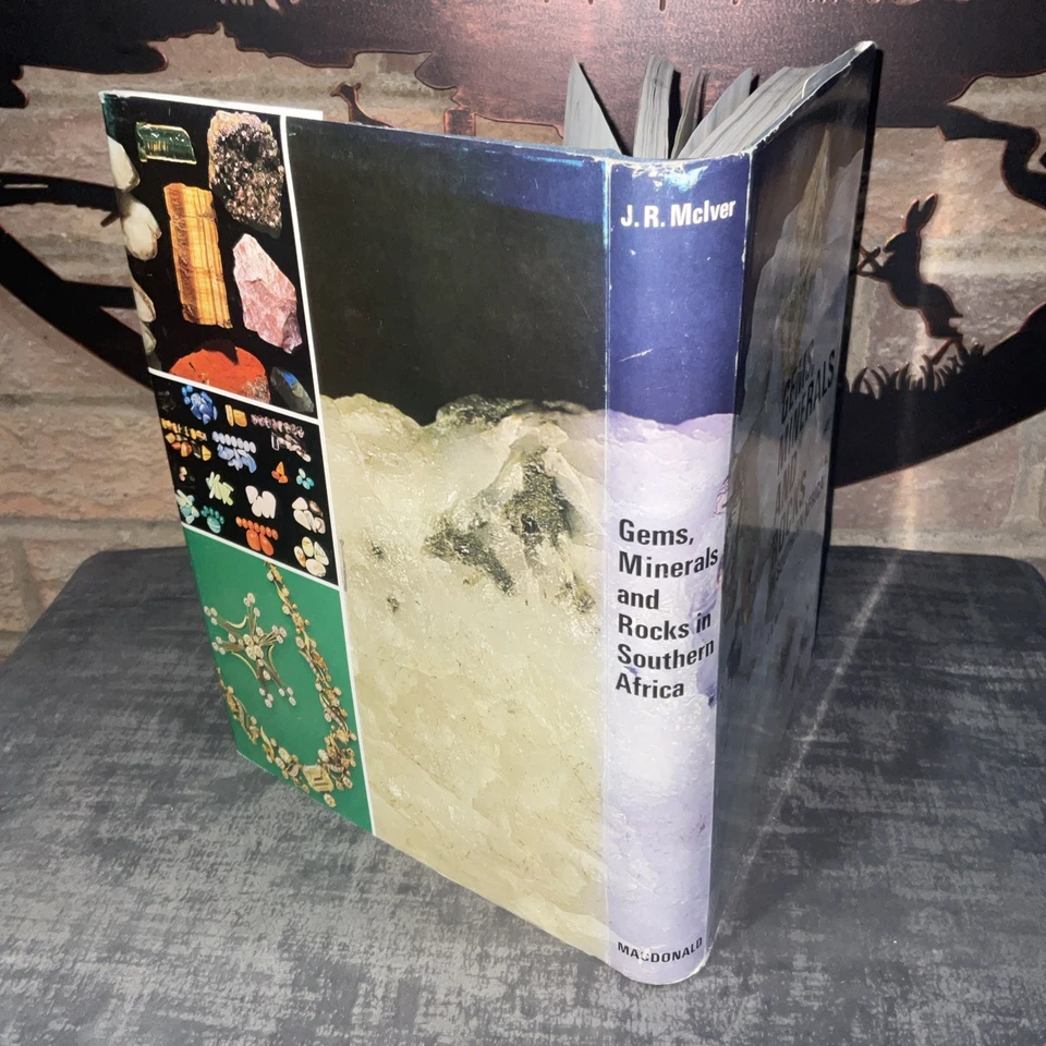 Gems Minerals And Rocks In Southern Africa By J R McIver DJ HB 1966 MacDonald - Image 2 of 4