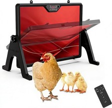 2025 Smart Chicken Coop Heater with Adjustable Temperature Remote Control, 180 W