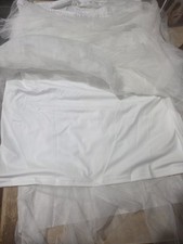 White Tulle Polyester Petticoat Underskirt Bridal Formal Accessory
