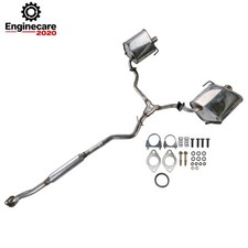 Stainless Steel Catback Exhaust System Kit Fits 2006-2009 Subaru Legacy 2.5l Stainless Steel Catback Exhaust System Kit Fits 2006-2009 Subaru Legacy 2.5l
