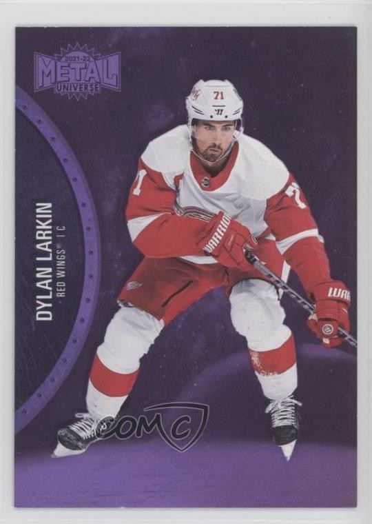 2021-22 Skybox Metal Universe Purple Spectrum 198/199 Dylan Larkin #95 8d2