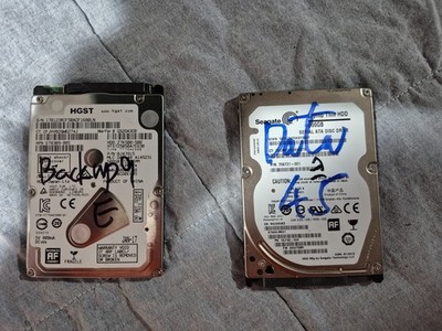 Lot of 2 500GB 2.5'' inch SATA Desktop Laptop Internal Hard Drive Seagate Used