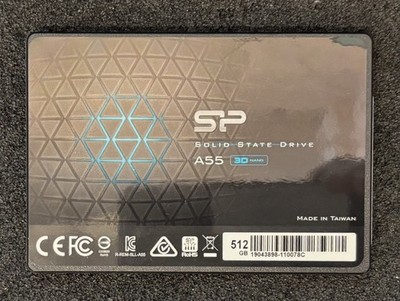 Silicon Power 2.5  512GB Internal Solid State Drive SSD SP A55 3D NAND
