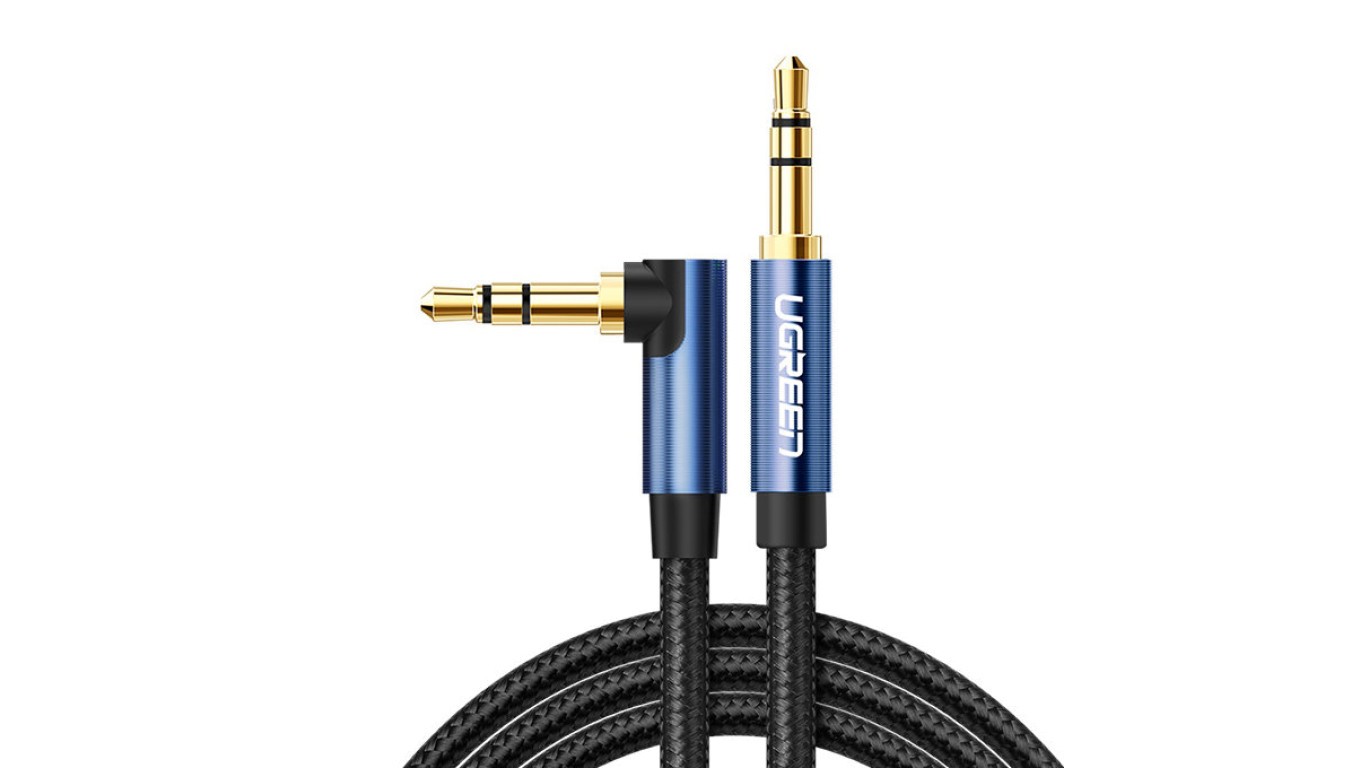 Ugreen ktowy kabel AUX 2 x mini jack 35 mm 1m niebieski AV112 2690₽