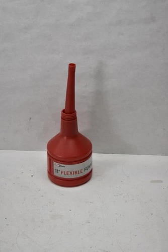 ShopCraft 11 inch Flexible Funnel Red Plastic Auto Boat Home Oil Gas 30003 Fluid