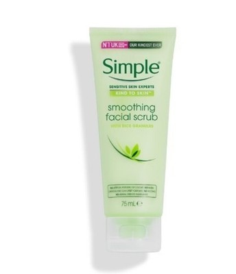 Simple Kind To Skin (2er Pack) Glättendes Gesichtspeeling X 75 ml