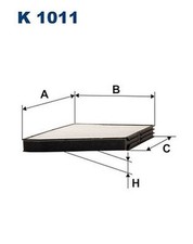 Filtre d'habitacle Daewoo LANOS