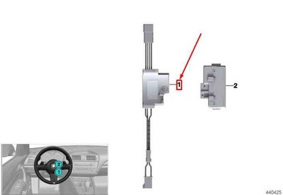 BMW 2 F45 Lenkradelektronik-Steuergerät 32306865881 NEU ORIGINAL