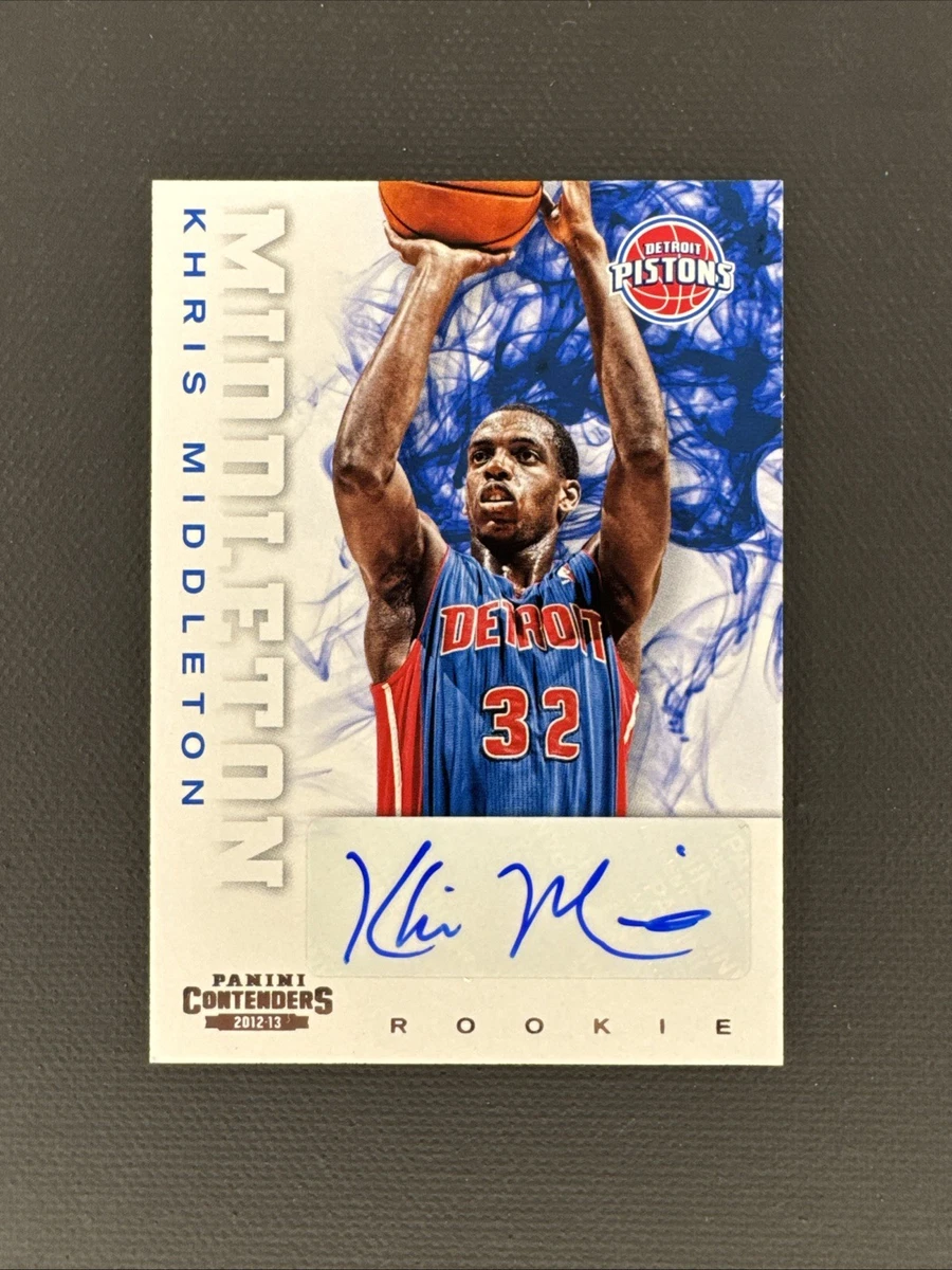Panini Khris Middleton Basketball Autographed Sports Trading Cards