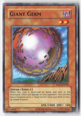 Yugioh - Giant Germ RP01-EN070 Unlimited - Retro Pack (2020 Date Reprint)
