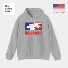 Limp Bizkit Hoodie Vintage 90s Y2K Nu Metal Rap Rock Band Sweatshirt