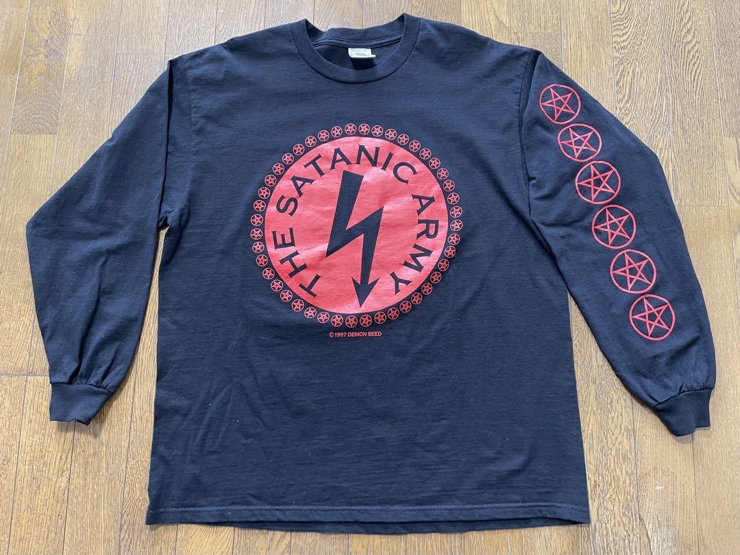 Marilyn Manson THE SATANIC ARMY LS T-shirt | eBay